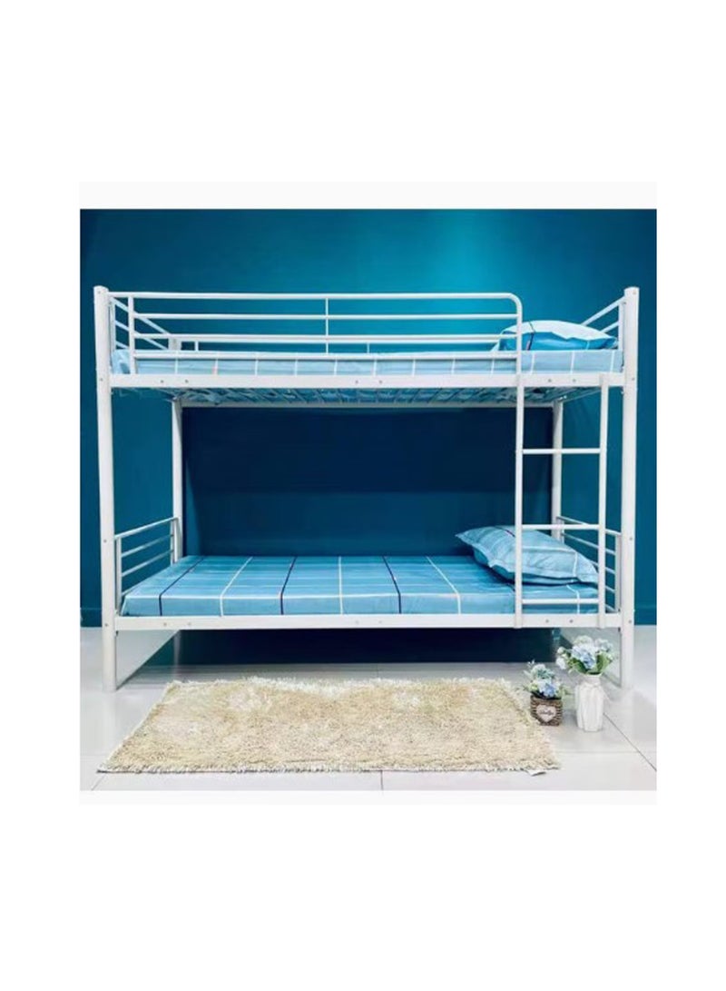 Living سرير بطابقين فردي فانيليا أبيض 190*90*160 سم. - Image 1