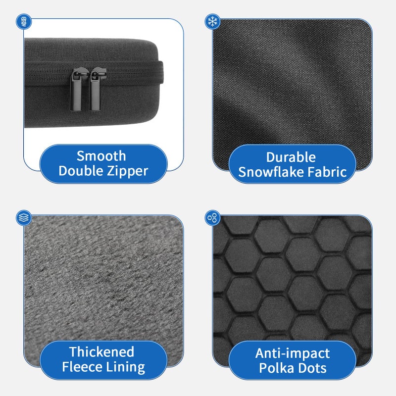 Yinke Smart Case for Apple AirPods Max Supports Sleep Mode, Hard Organizer Portable Carry Travel Cover Storage Bag - Image 5