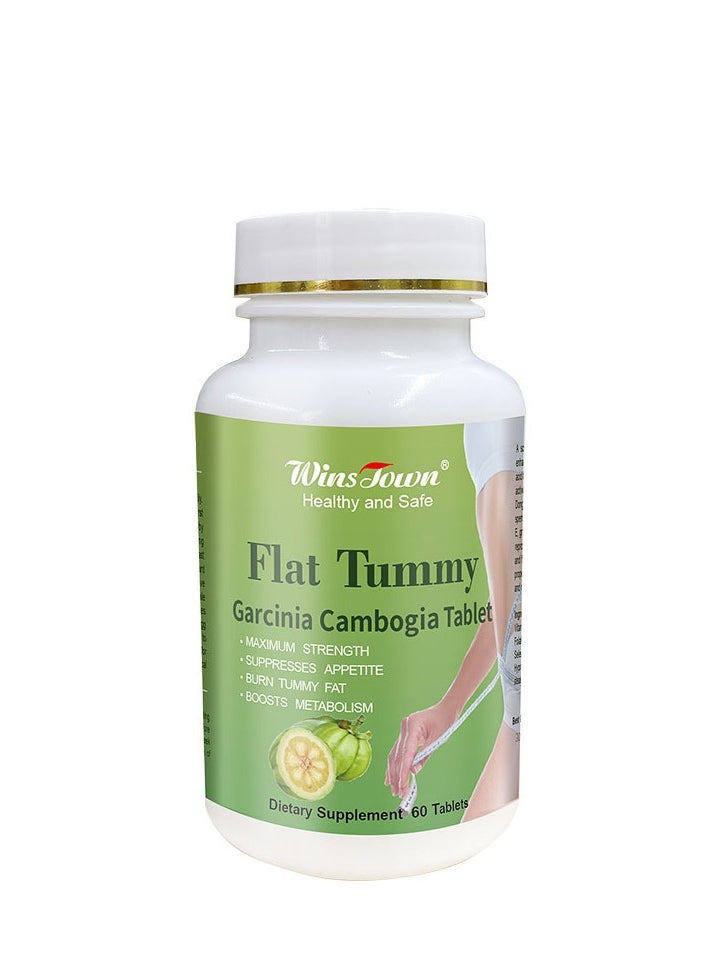 Slim Flat Tummy Tablets,Detox Tummy Flat Tummy Garcinia Cambogia Tablets, Weight Loss Slimming, Slimming Diet Digestion and Metabolism,60 tablets