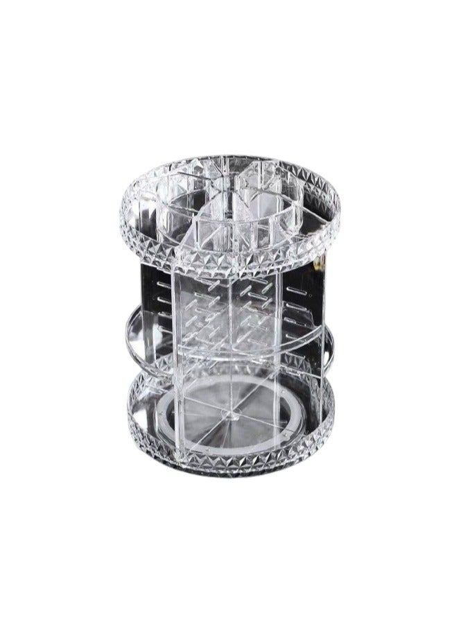 The city makeup organizer, 3 levels, 360 degree rotation, will provide you with an ideal space to arrange all your cosmetics, foundation, rouge, perfume brushes F - Image 1