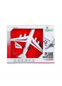 Toyland طائرة ركاب قابلة لإعادة الشحن بأربع قنوات، ألعاب طائرات RC للأطفال  - Image 1