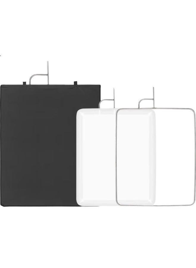 AMBITFUL Ambitful Photography Flag Board, Softbox, Softbox Screen, Softbox Paper, Sulfuric Acid Tallow Paper Flag Board Frame, Small Softbox, Advertising Screen, Shooting Props Stand, 76*91Cm Single Light-Modulating Cloth - Image 3