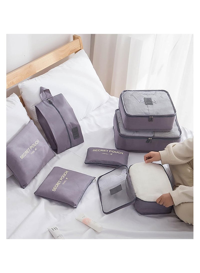 BLOOMING TIME Luggage Organizer Laundry Bags Grey - Image 2