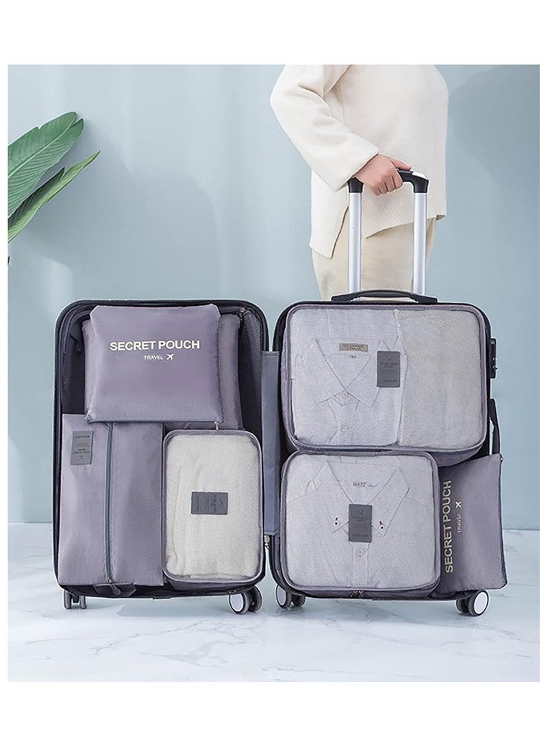 BLOOMING TIME Luggage Organizer Laundry Bags Grey - Image 3