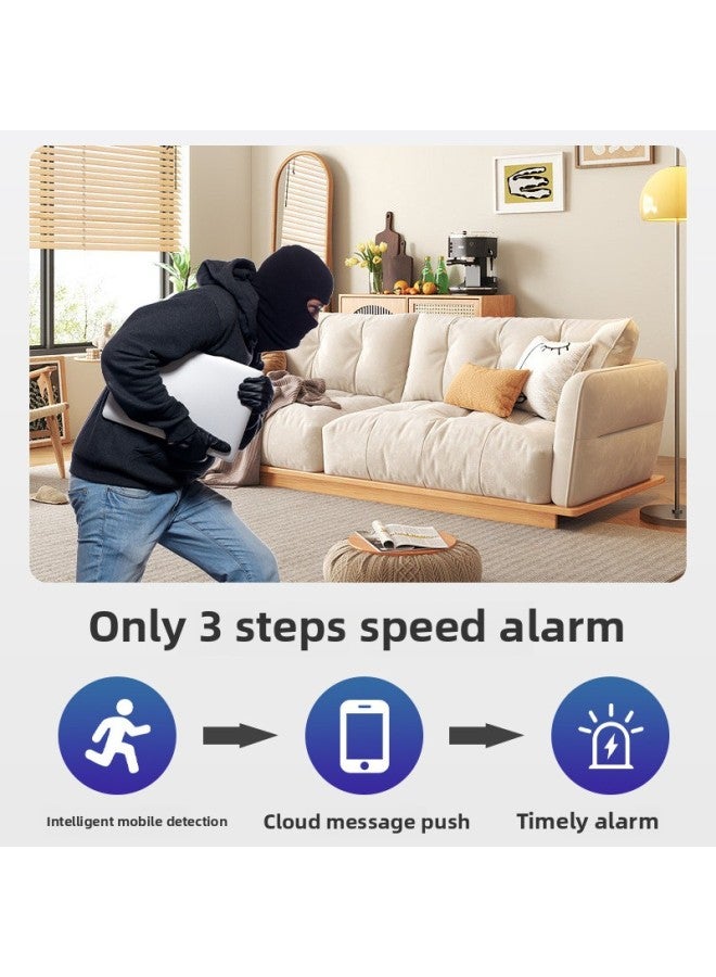 Generic Tuya Tuya Minion Shaking Head 1080P Monitoring Home Mobile Phone Remote 2.0million Hd Indoor Camera-Body Color:Tuya Monitoring +32g  - Image 5
