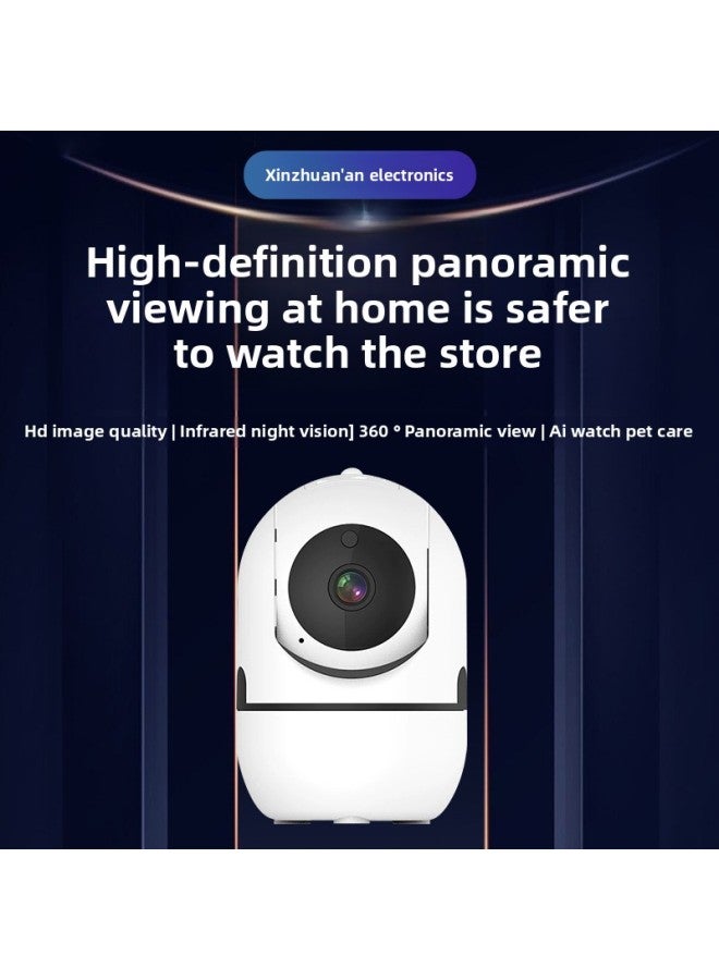 Generic Tuya Tuya Minion Shaking Head 1080P Monitoring Home Mobile Phone Remote 2.0million Hd Indoor Camera-Body Color:Tuya Monitoring +32g  - Image 3