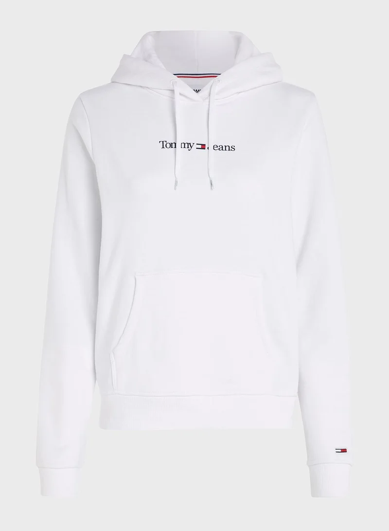 TOMMY JEANS Logo Pocket Detail Hoodie