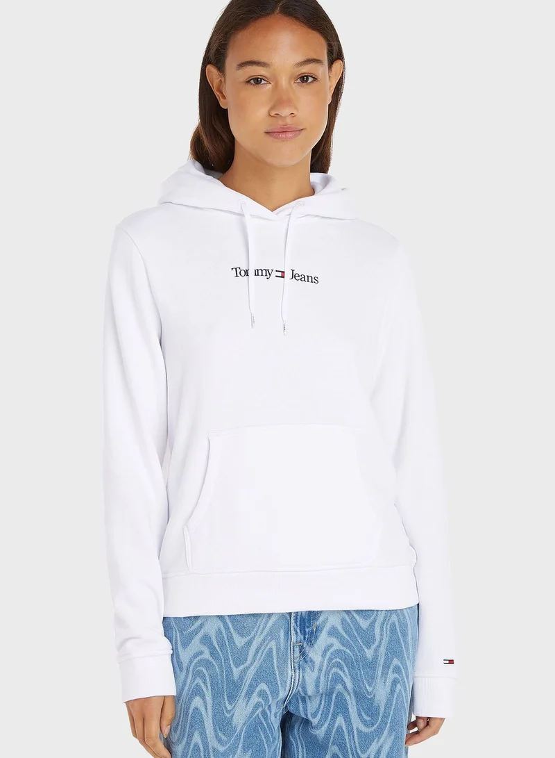 TOMMY JEANS Logo Pocket Detail Hoodie