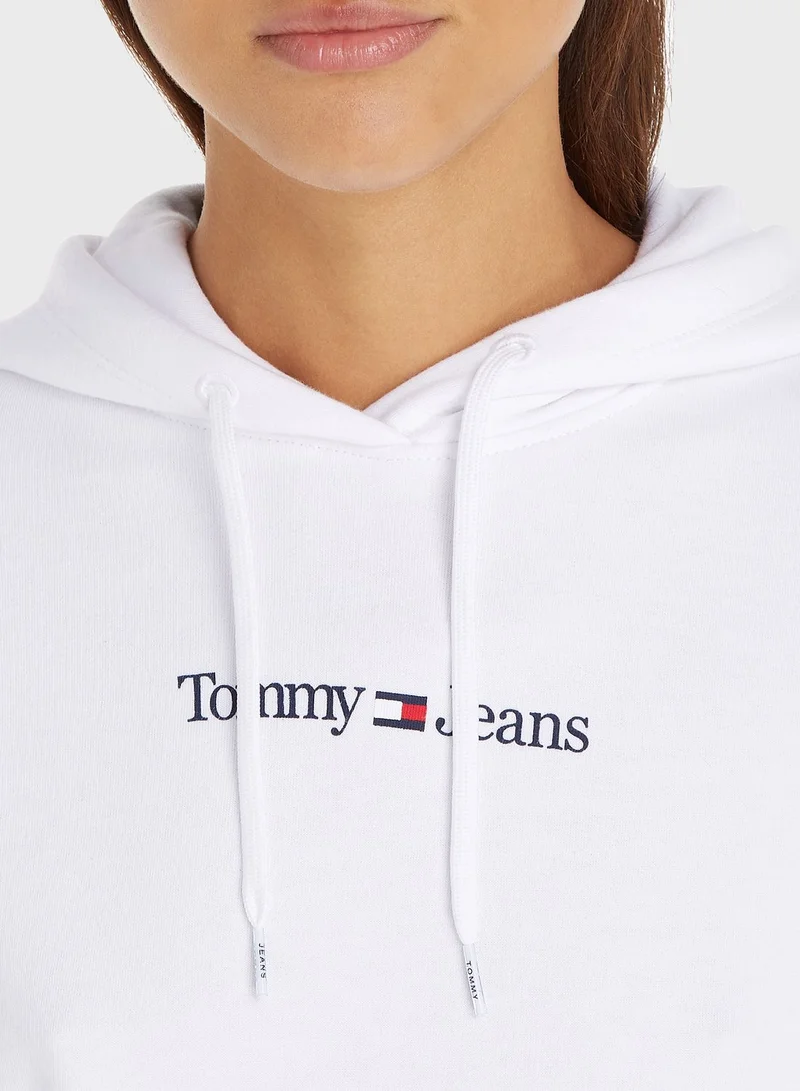 TOMMY JEANS Logo Pocket Detail Hoodie
