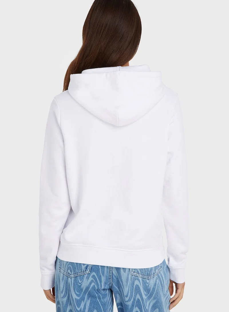 TOMMY JEANS Logo Pocket Detail Hoodie