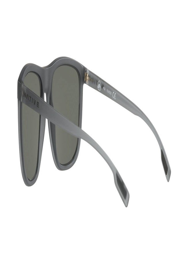 Native Eyewear Mesa Sunglasses, Matte Smoke Crystal/Polarized Blue Reflex, 57 mm - Image 5