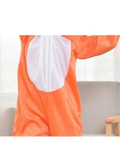 Brain Giggles Brain Giggles Fox Animal Plush Costume Design Carnival Party Jumpsuit for Kids Boys and Girls Small  - Image 2