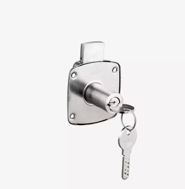 Dorset Wardrobe Lock - 38mm Secura Drawer & Sliding Door Lock, SS 304 Rust-Resistant Finish, High Security, Easy to Use for Homes & Offices, Durable & Reliable [AL 402(38)] - Image 1