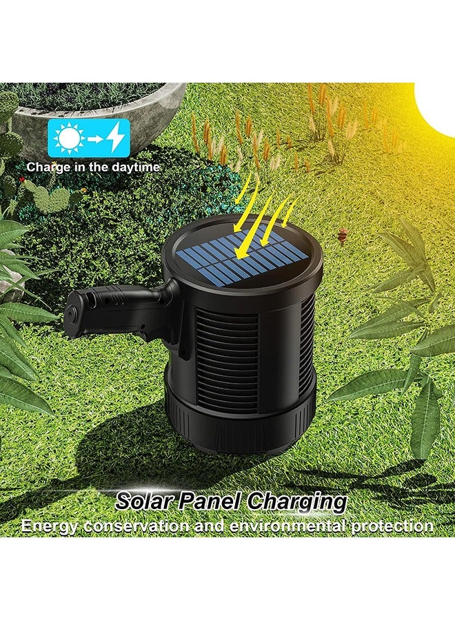 Rechargeable Spotlight, 100000 Lumens Led Spot Lights Handheld Large Flashlight Super Bright Outdoor Solar Spotlights Searchlight with Cob Light, 6 Modes, IPX5 Waterproof - Image 5