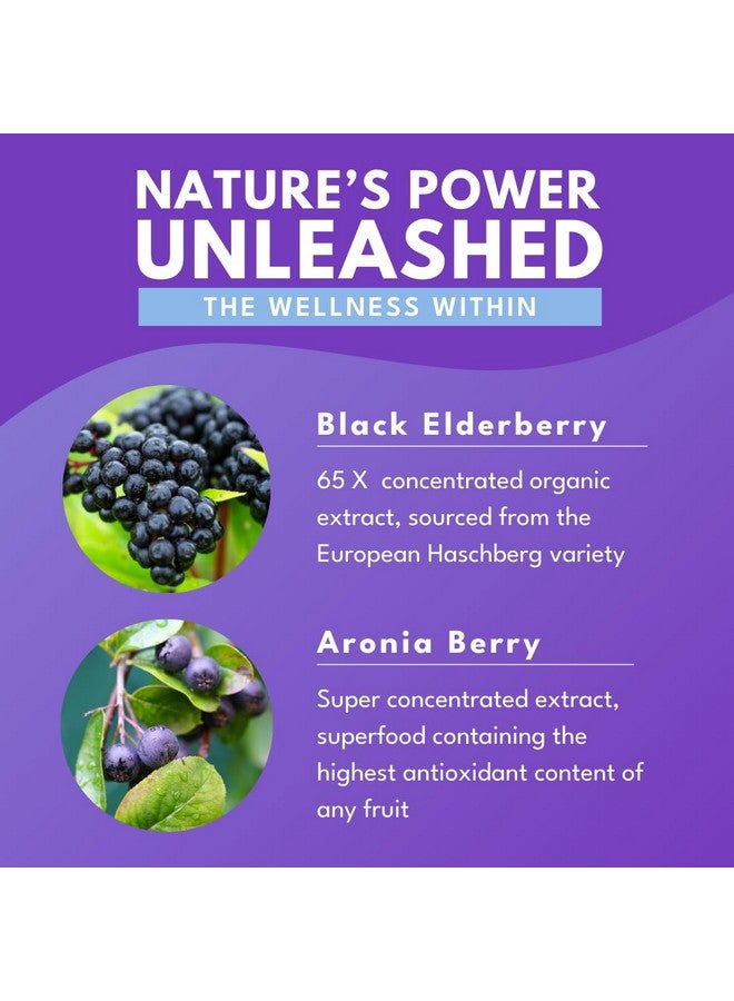 Bold Botanica Elderberry Elixir - 65x Concentrated Extract - Sugar-Free - Kid Friendly - Black Elderberry Syrup with Aronia Berry for Immune Support - 4 Fl. Oz. - Image 5