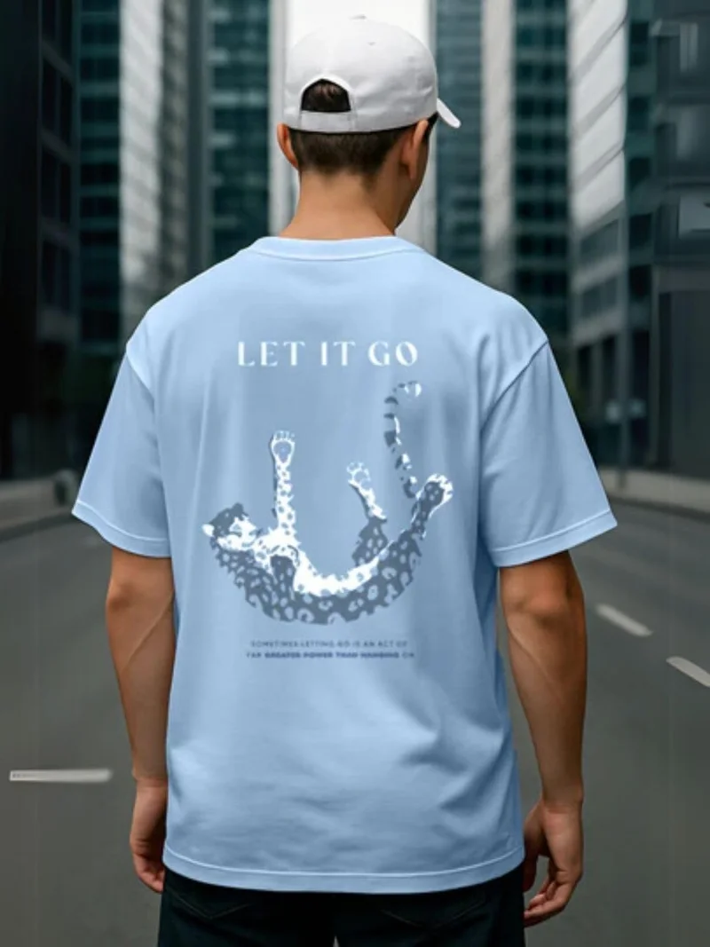 NOBERO  Men's Graphic Print Oversized T-Shirt for Men | Best Price UAE