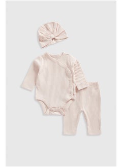mothercare Pink 3-Piece Outfit Set  - Image 1