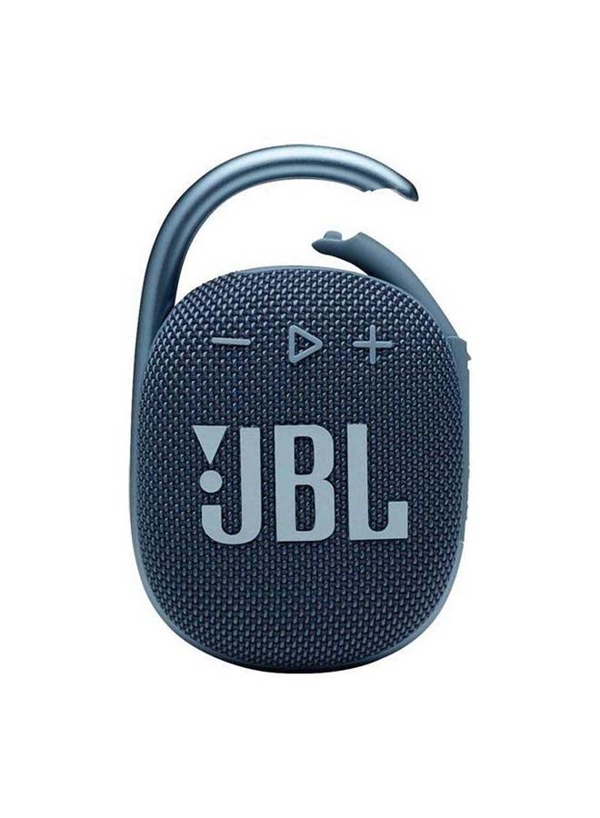 JBL Clip 4 Portable Bluetooth Speaker Blue - Image 1