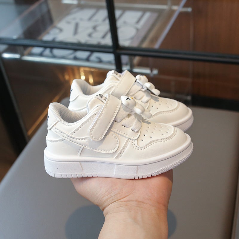 2025 New Boys And Girls Fashion Children'S Board Shoes Light Sports Korean-Style Red Happy Festive Casual Shoes - Image 5