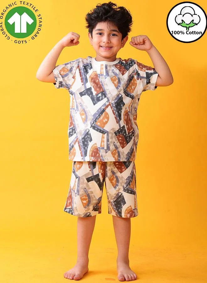 انثريلو مجموعة من شورت وتيشيرت