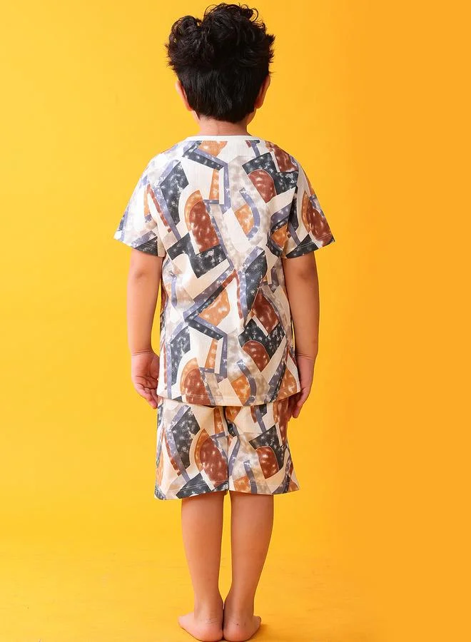 انثريلو مجموعة من شورت وتيشيرت