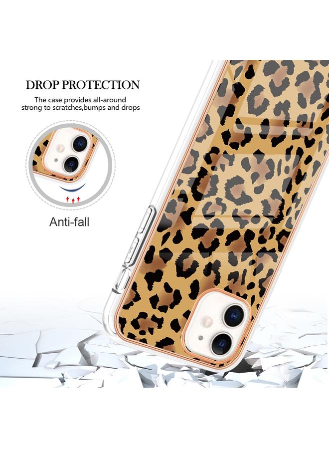 زبون جراب لهاتف iPhone 11 من الرخام الكهربائي IMD مزدوج الجوانب - Image 4