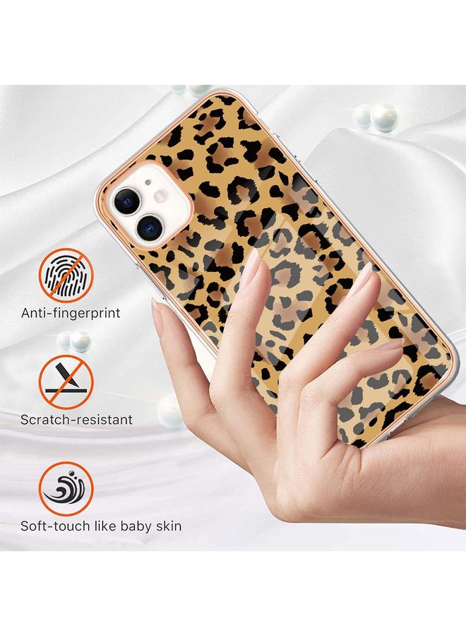 زبون جراب لهاتف iPhone 11 من الرخام الكهربائي IMD مزدوج الجوانب - Image 5