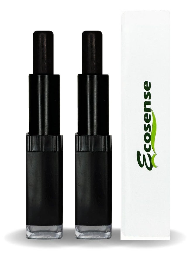 ECOSENSE Hair Colour Touch Up Stick for Men and Women | Dual Pack Black 4g | Easy and Quick Root Touch Up | Temporary Hair Colour | Natural Ingredients (Pack of 2) - Image 1