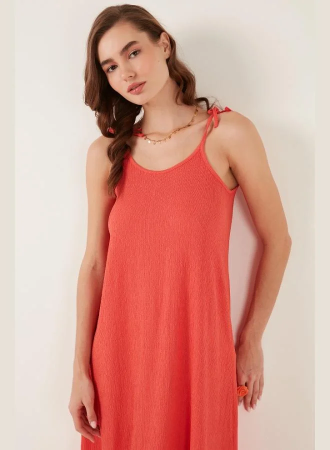 Lela  Lela Regular Fit Strappy Long Dress Women's Dress 5865732 for Women | Best Price UAE