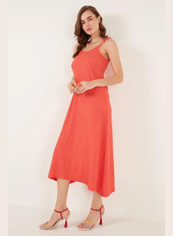 Lela  Lela Regular Fit Strappy Long Dress Women's Dress 5865732 for Women | Best Price UAE