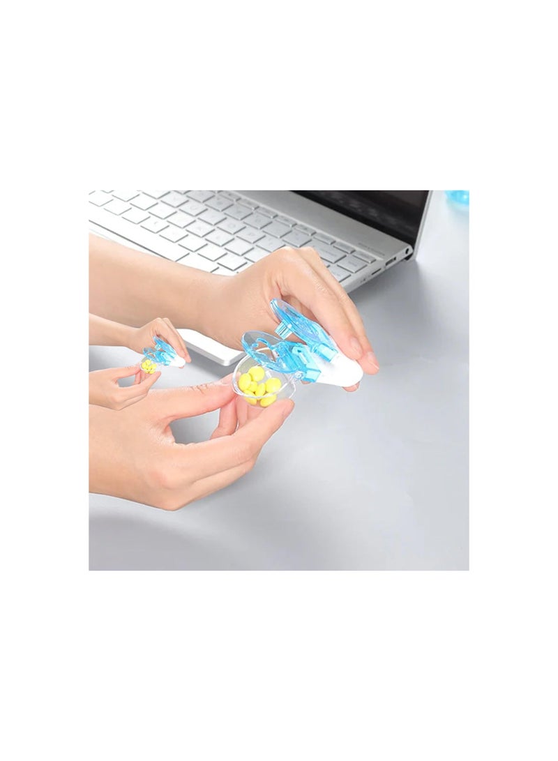 SYOSI Portable Pill Taker, Portable Pill Taker Remover, Portable Travel Pill Taker, Easy to Take Out Pills from Package, Tablets Pills Blister Pack Opener Assistance Tool for the Elderly, Disabled(3PCS) - Image 3