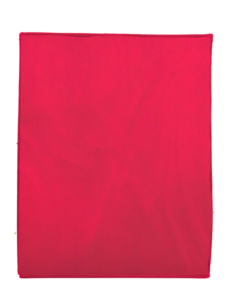 Kuber Industries Disney Cars & Minnie Print Non Woven Fabric Foldable Laundry Basket, Toy Storage Basket, Cloth Storage Basket with Lid & Handles (Set of 2, Black & Pink)-KUBMART10408 - Image 4