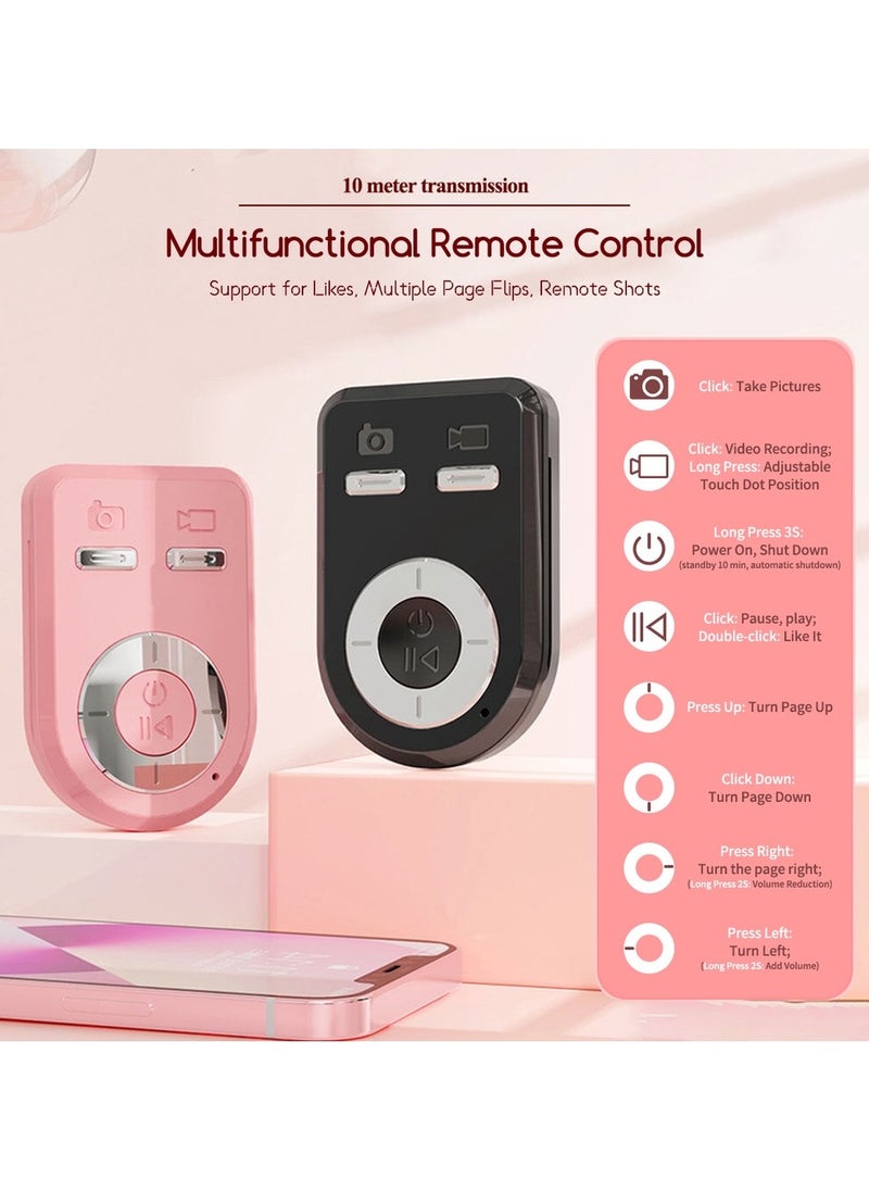 Telescopic Selfie Stick Tripod, Adjustable Selfie Stick With Bluetooth Remote, Extendable 1.3m,Suitable For Various Scenes