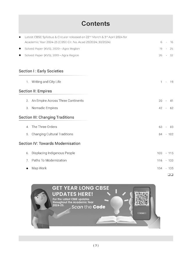 Oswaal CBSE Question Bank Class 11 History, Chapterwise and Topicwise Solved Papers For 2025 Exams - Image 2