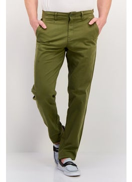 Jack Jones Men Tapered Fit Plain  Chino Pants, Olive  - Image 1