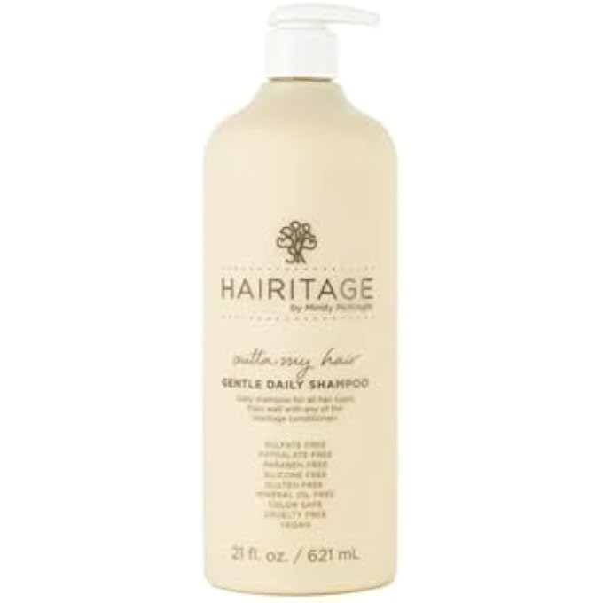 Hairitage OUTTA MY HAIR GENTLE DAILY HYDRATING AND MOISTURIZING SHAMPOO FOR DRY HAIR WITH JOJOBA OIL + ALOE VERA - ULTRA-MILD + MOISTURE-RICH - IMPROVES DRY, BRITTLE STRANDS, 21 FL. OZ. - Image 2