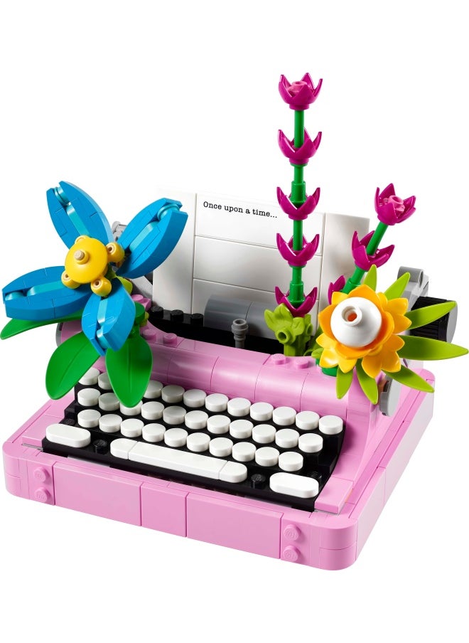 LEGO - Creator 3in1 Typewriter with Flowers Toy Playset 31169 (363) Pieces - Image 1