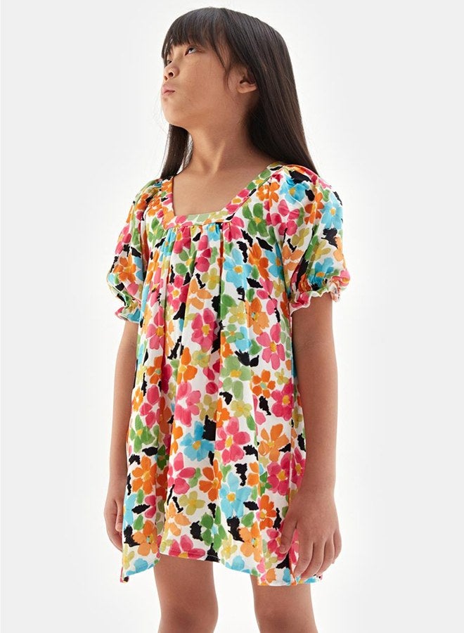 Tyess Girl Patterned Dress - Image 2
