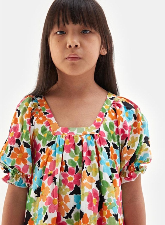 Tyess Girl Patterned Dress - Image 3