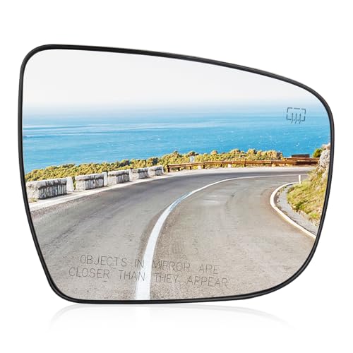 AEagle Passenger Right Side Heated Mirror Glass Fits for Nissan for Murano 15-2023, for Pathfinder 2017-19, for Rogue 2014-2019 Replacement for 963654BA1A, w/o Auto Dimming - Image 1