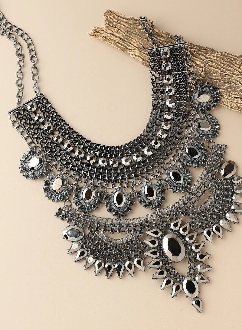 SOHI Party Statement Artificial Necklace Jewellery