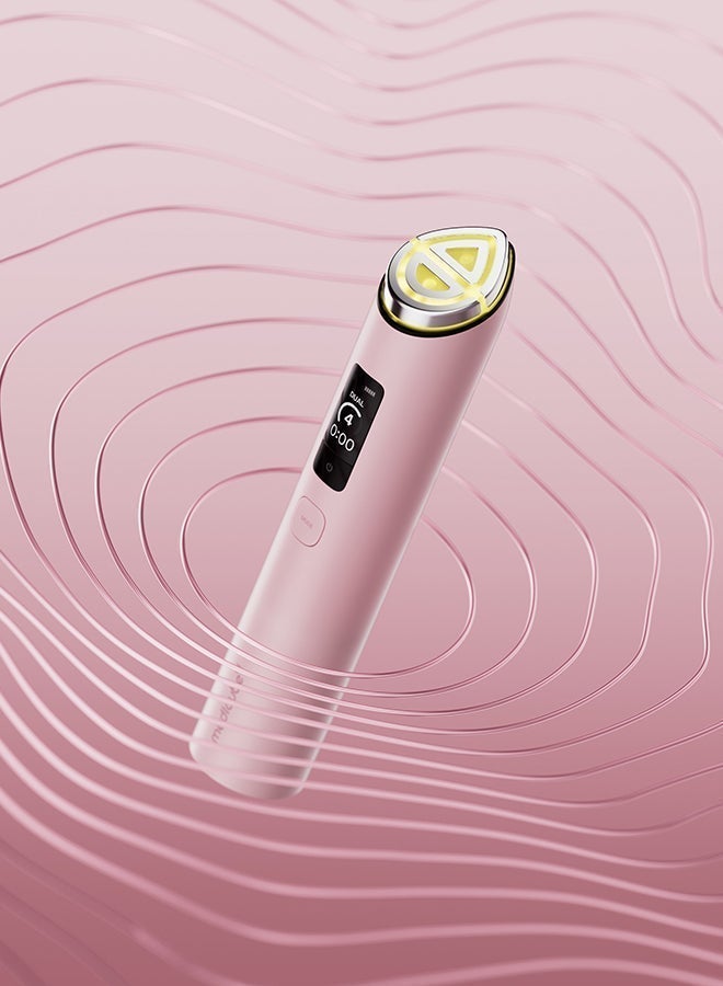 Medicube AGE-R Booster Pro X2 Pink | 8-in-1 Smart Facial Device | Booster Infusion, Microcurrent, EMS, Air Shot, 7-Color LED Therapy & Sonic Vibration | Dual Mode + Mask Mode, App-Controlled At-Home Skincare Tool for Pores, Firmness, Dullness & Uneven Texture - Image 2
