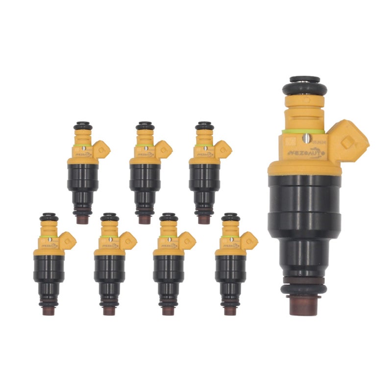 Yezoauto Fuel Injector 0280150718 Compatible with Ford Excursion 54L V8 Mustang 46L V8 9604 Lincoln Navigator 54L V8 9899 Mercury Grand Marquis 46L V8 9297 More Set of 8