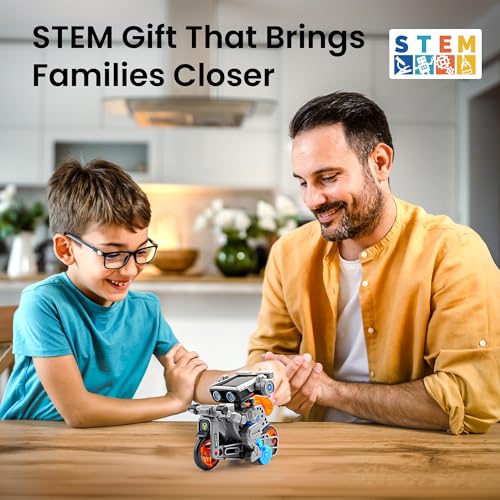 Sillbird Solar Robot Building Kit STEM Gift for Boys Aged 813 15in1 DIY Science Educational Robotic Toy for Kids Teens Birthday Powered by the Sun or Battery with 212 Pieces - Image 5
