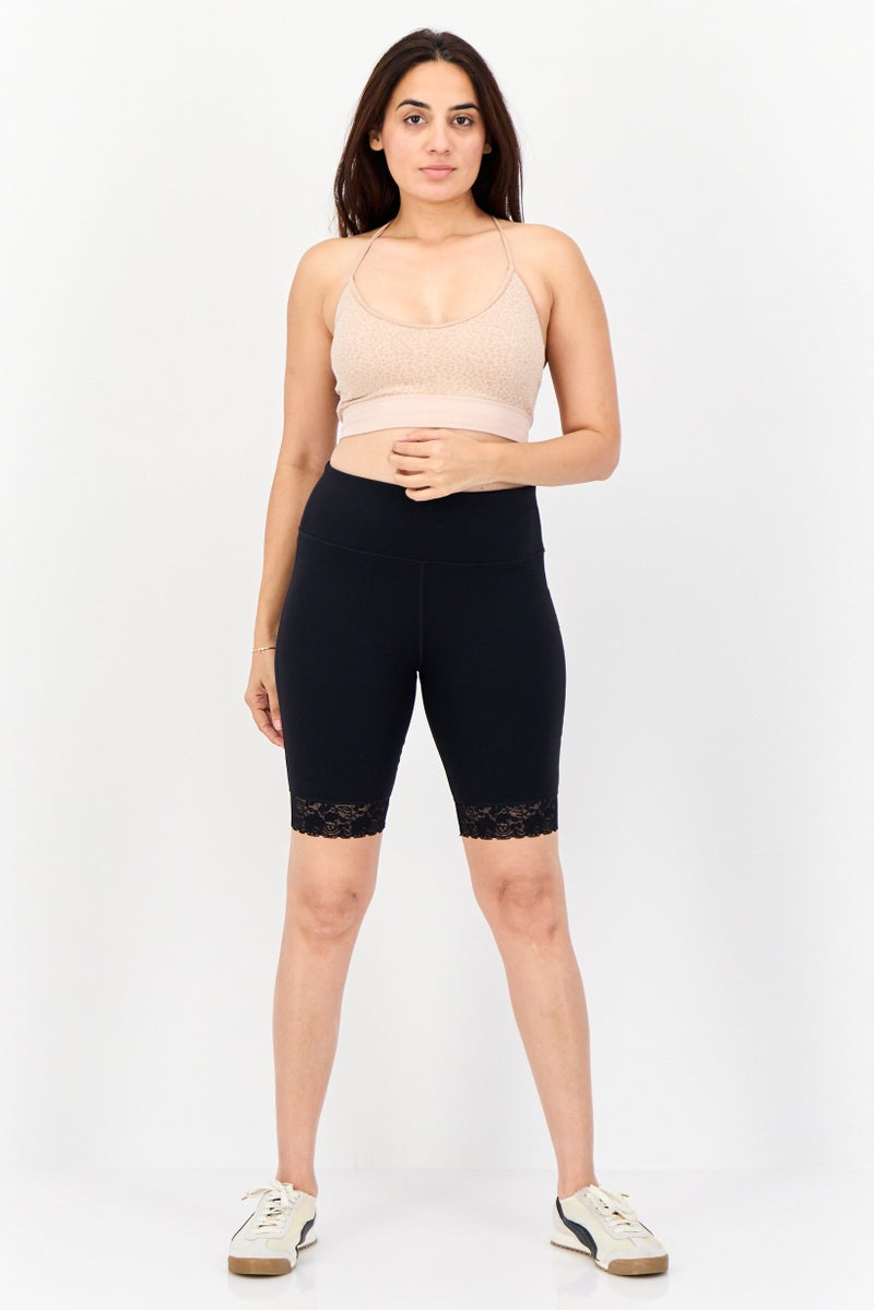 SKECHERS شورتات تدريب رياضية للنساء، سوداء - Image 4