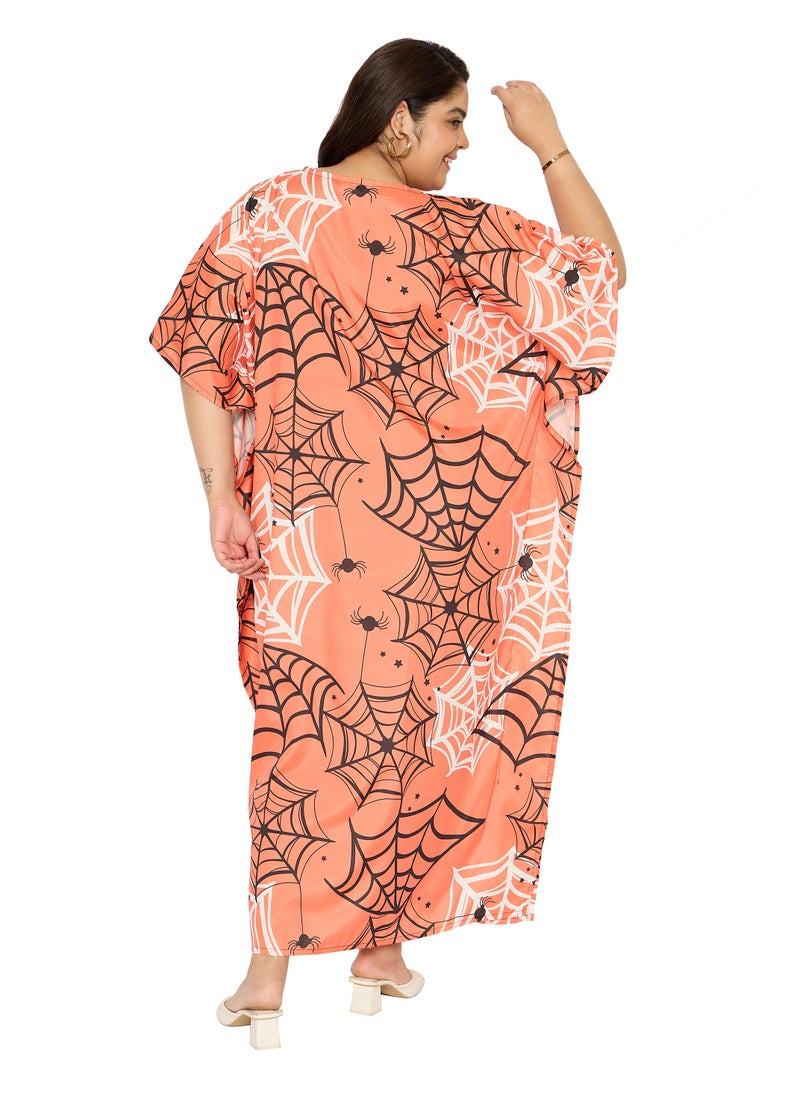 Gypsie Blu Women Loungwear Kaftan Dress Plus Size  - Image 5