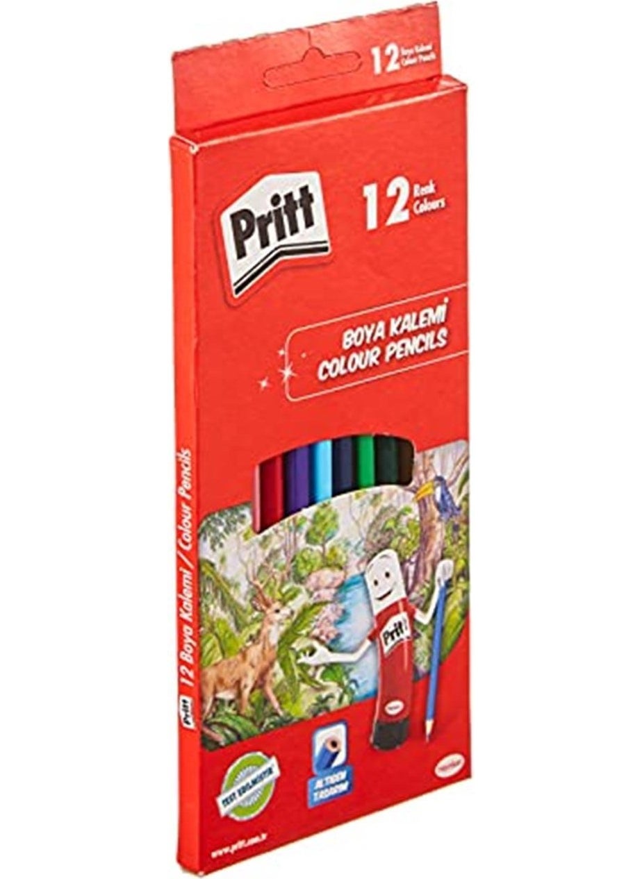 Pritt 12-Pack Long Crayons  - Image 1