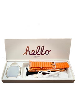 هالو ساعة ذكية Hello 10 أموليد 2 حزام مع مكالمات وشحن لاسلكي وشاشة تعمل باللمس لنظامي التشغيل IOS وAndroid للرجال والنساء  - Image 2