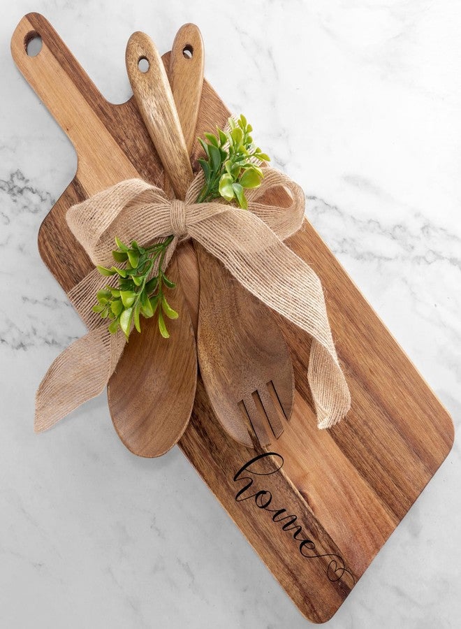 Anforsun Housewarming Gifts New Home, New Home Gift Idea, First Home Gift, Gift for Home, New House Warming Gift for Homeowner Kitchen Gifts Apartment Closing Gift for Clients, Wooden Cutting Boards Gift Set - Image 1