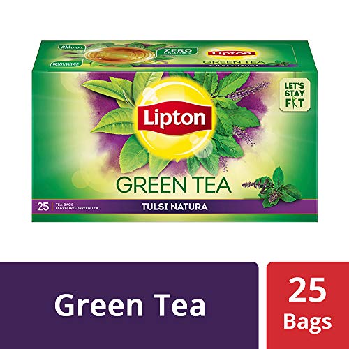 Lipton Green Tea|| Tulsi Natura|| 25 Tea Bags - Image 2